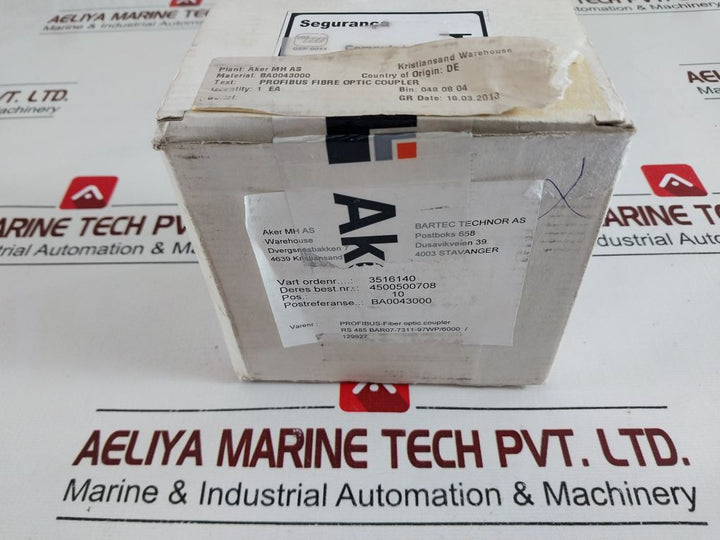 Bartec 07-7311-97Wp/6000 Rs485/Profibus Fibre Optic Coupler