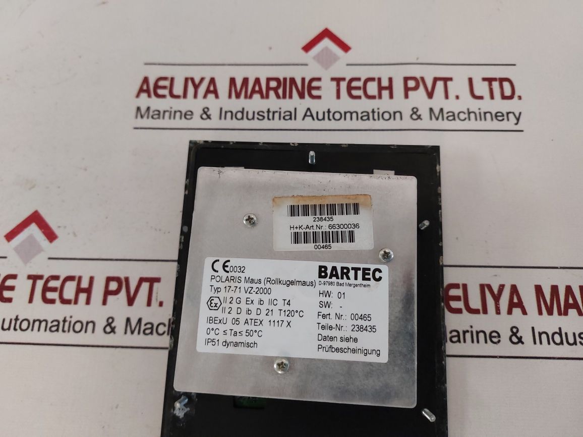 Bartec Polaris 17-71 Vz-2000 Trackball