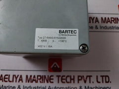 Bartec 27-6Aa3-61522000 Temperature Controller 400V/16A