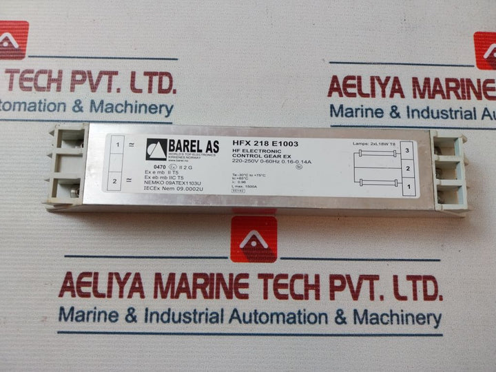 Bartel Hfx 218 E1003 Electronic Ballast 220-250V