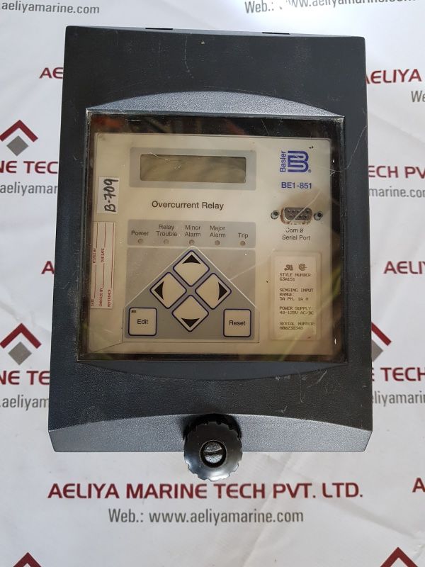 Basler Be1-851 Overcurrent Relay