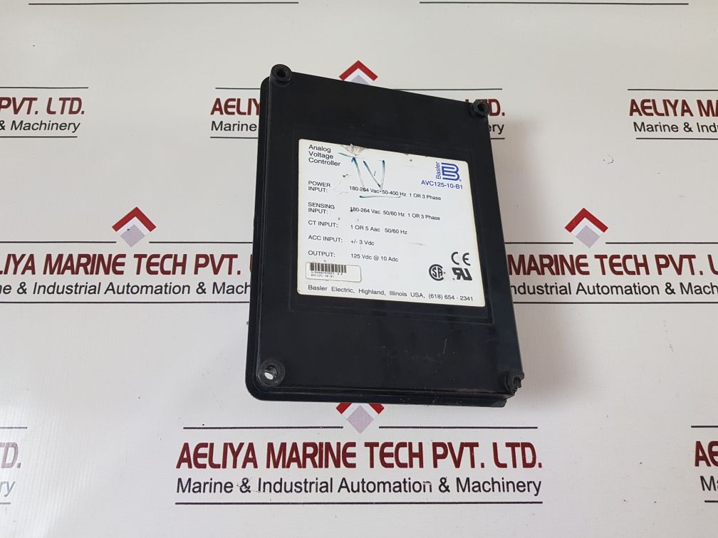 Basler Electric Avc125-10-b1 Analog Voltage Regulator
