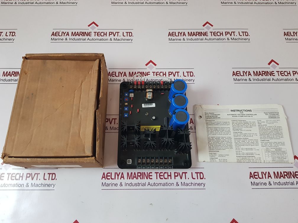 Basler Electric Avc63-12-a1 Analog Voltage Controller
