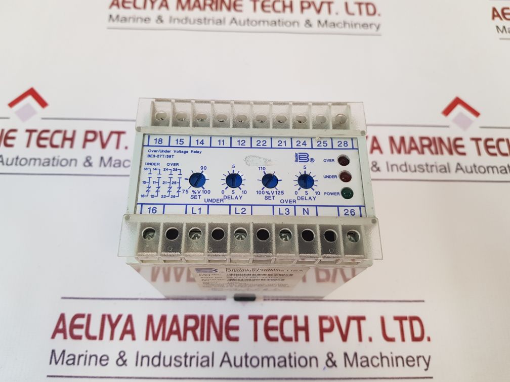Basler Electric Be3-27T59T OverUnder Voltage Relay
