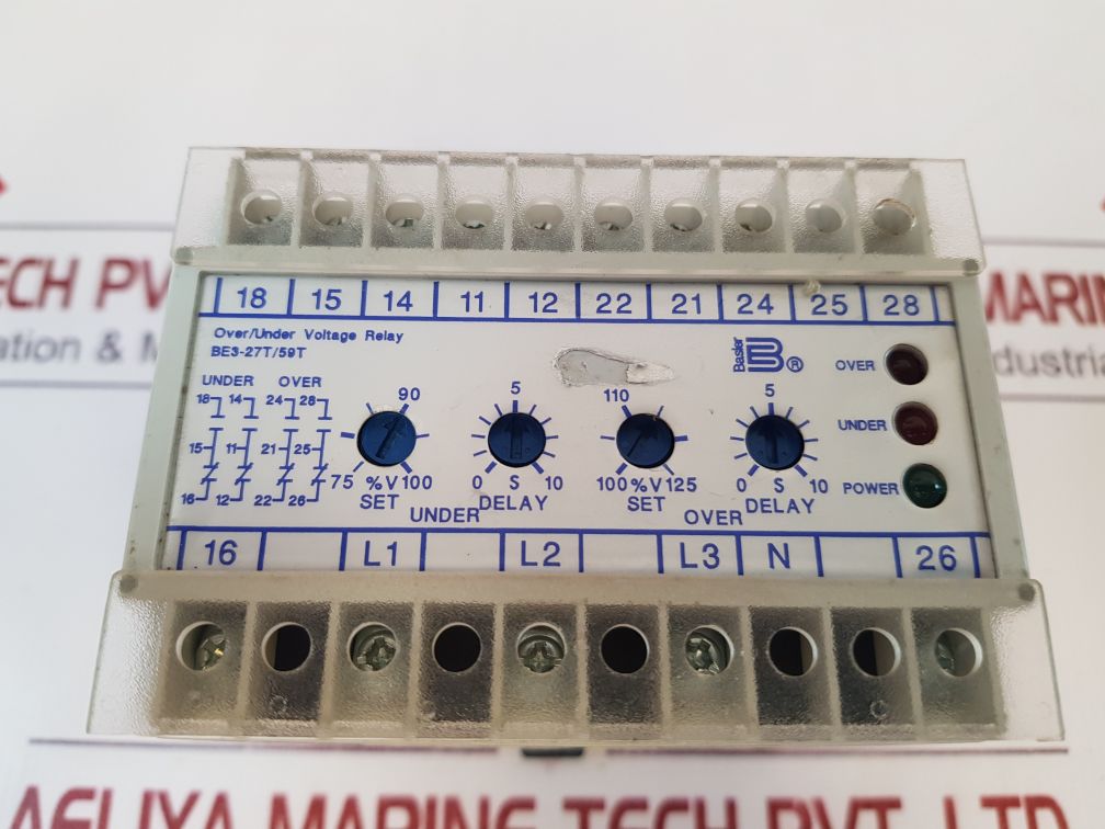 Basler Electric Be3-27T59T OverUnder Voltage Relay