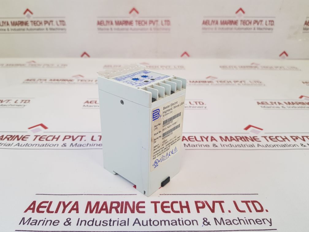Basler Electric Be3-74Sh-7G5B1 Millivolt Sensing Over Relay 9320900102