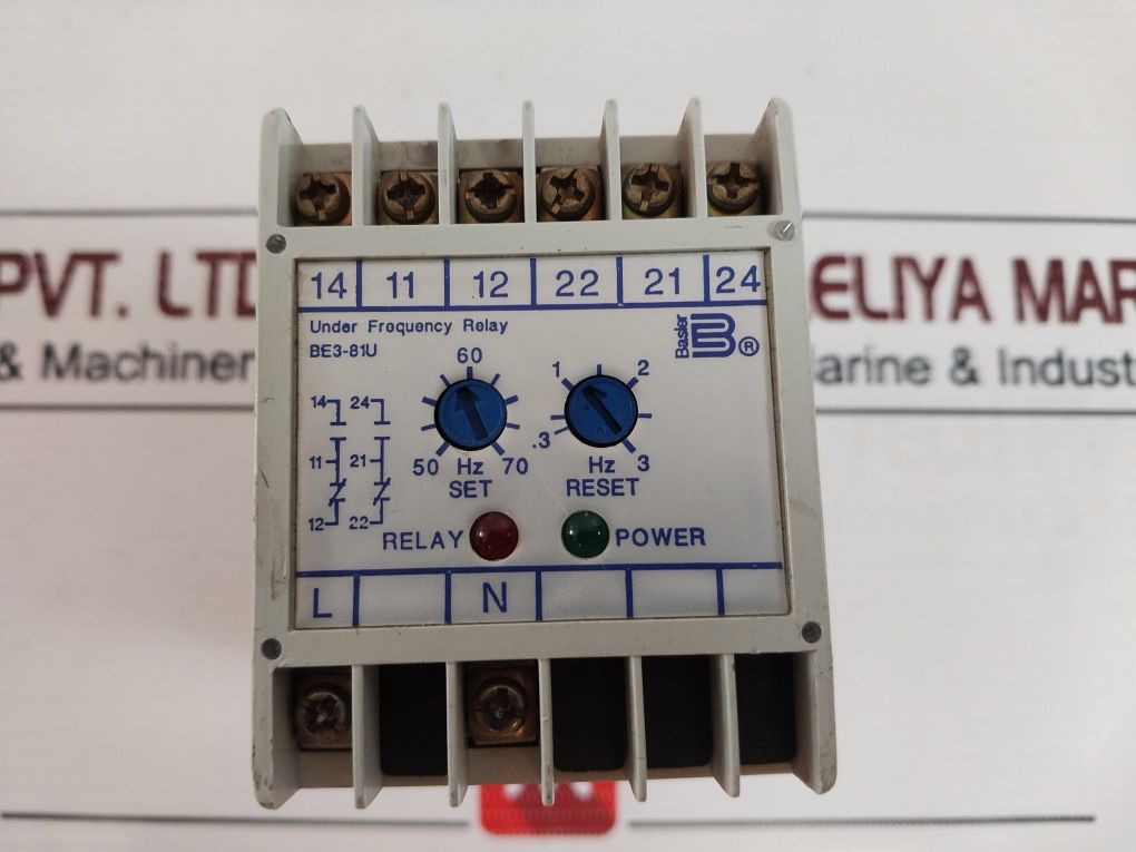 Basler Electric Be3-81U-1A4N2 Under Frequency Relay 120V Ac 60Hz