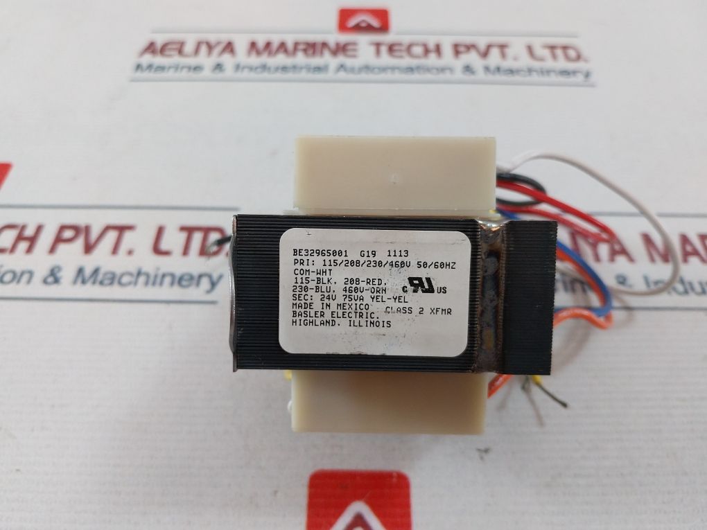 Basler Electric Be32965001 Transformer With Tu12874 Sequential Timer