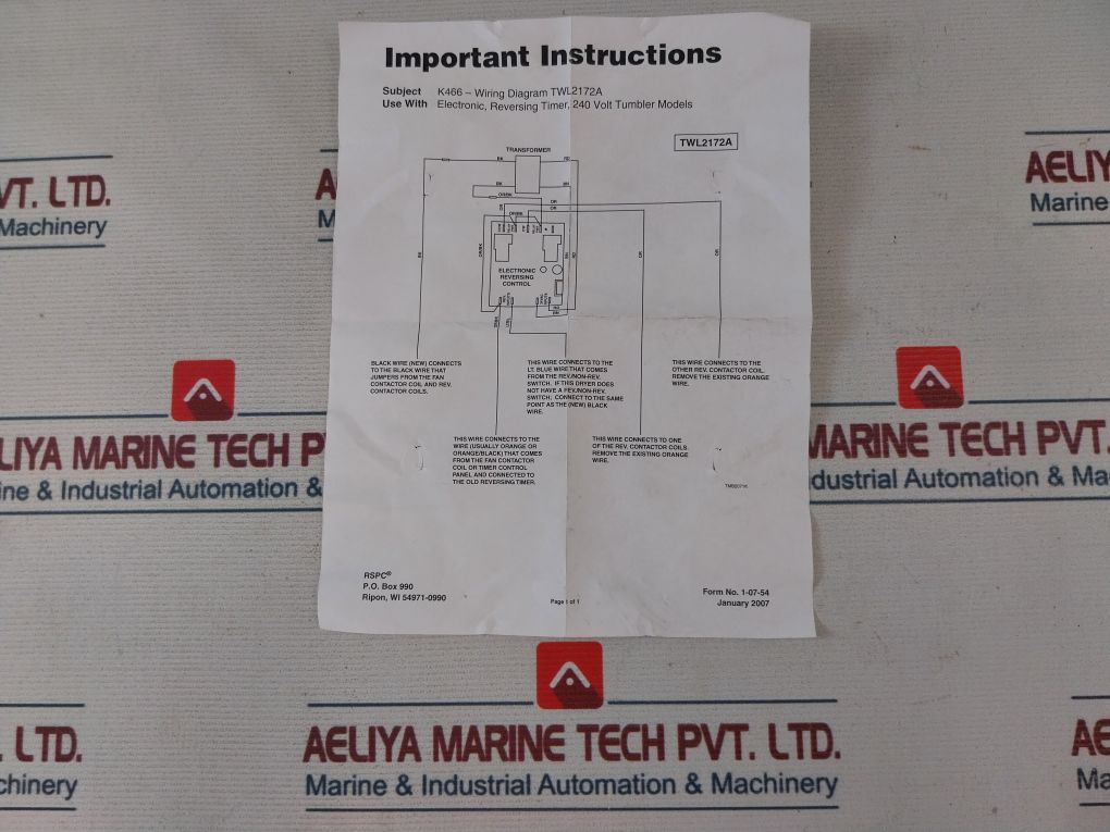Basler Electric Be32965001 With Tu12874 Solid State Reversing Timer Board