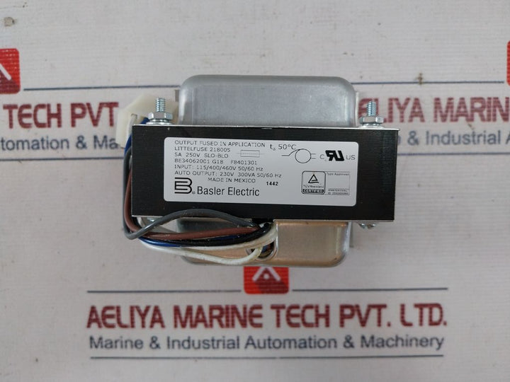 Basler Electric Be34062001 G18 Transformer N And P Voltage