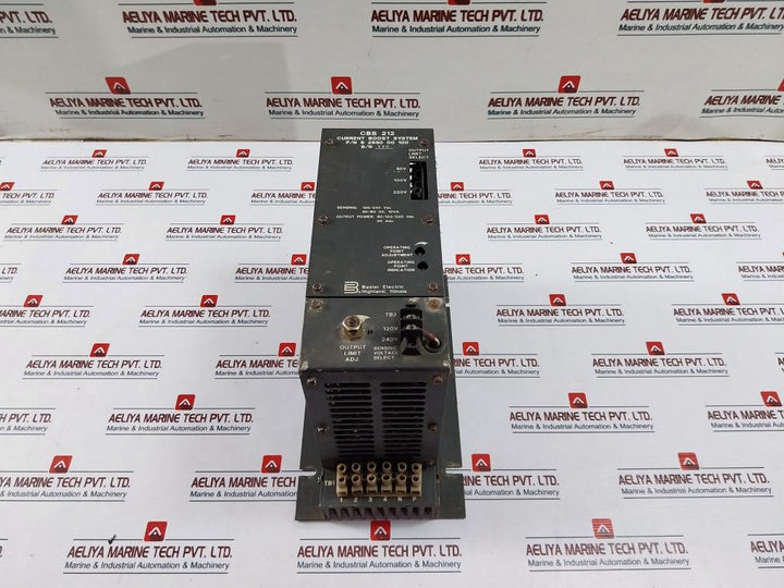 Basler Electric Cbs 212 Current Boost System 9 2650 00 100 120/240 Vac 50/60Hz
