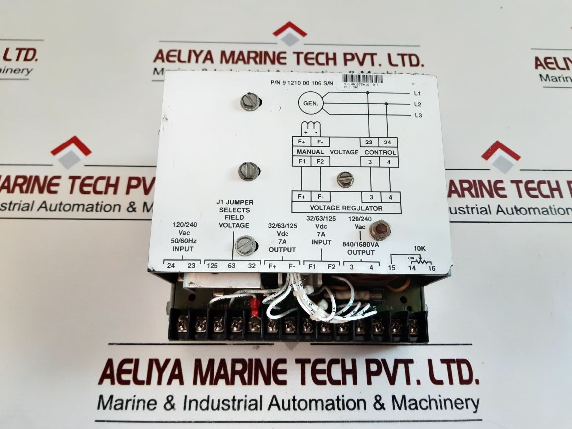 Basler Electric Mvc-300 Manual Voltage Control 9 1210 00 106
