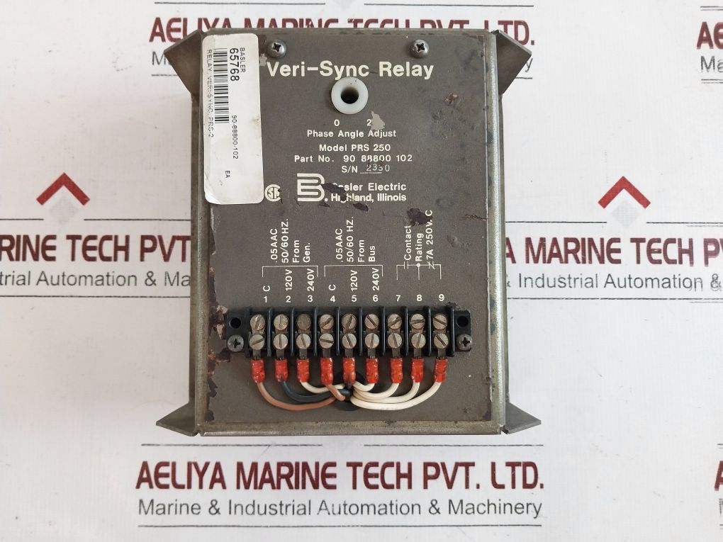Basler Electric Prs 250 Veri-sync Relay 90 88800 102