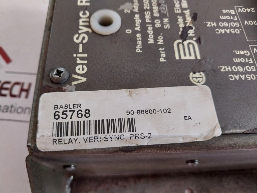 Basler Electric Prs 250 Veri-sync Relay 90 88800 102
