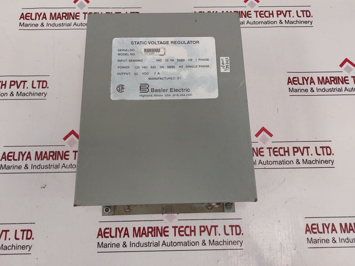 Basler Electric Sr4A-2B15B3A Static Voltage Regulator