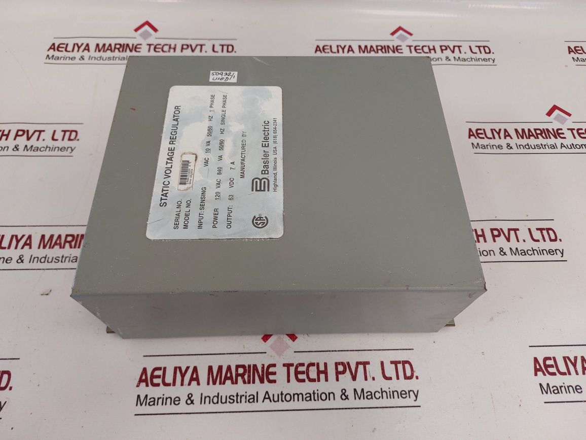 Basler Electric Sr4A-2B15B3A Static Voltage Regulator
