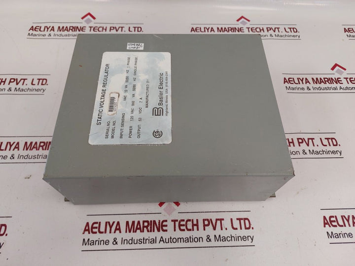 Basler Electric Sr4A-2B15B3A Static Voltage Regulator