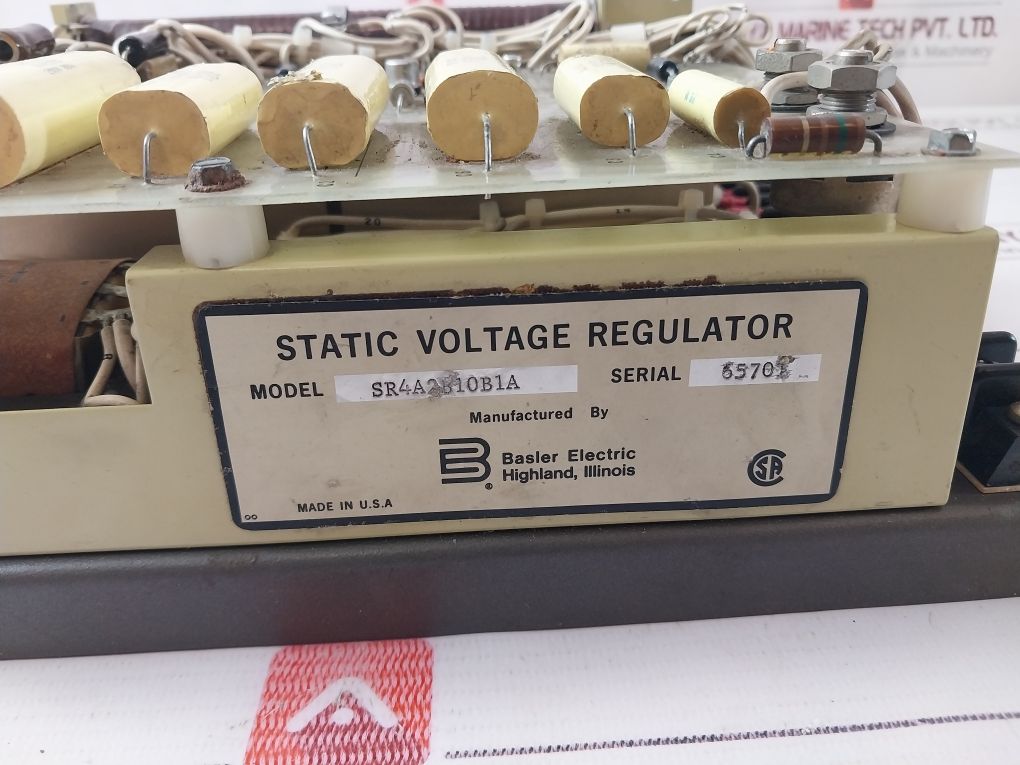 Basler Electric Sr4A2B10B1A Static Voltage Regulator