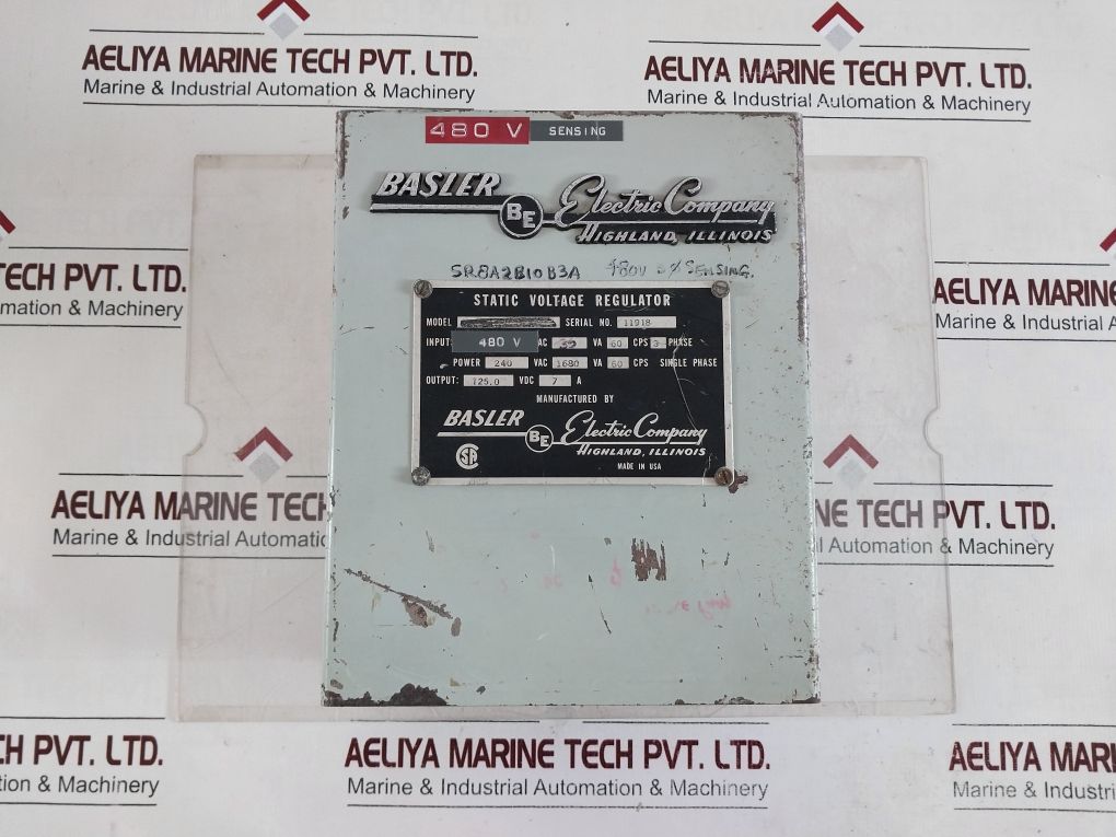 Basler Electric Sr8A2B10B3A Static Voltage Regulator