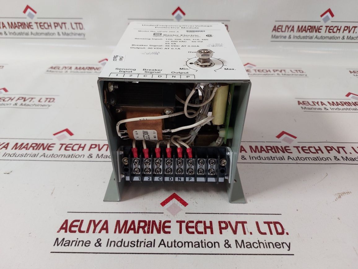 Basler Electric Ufov 260 A Under Frequency/Overvoltage Protective ...