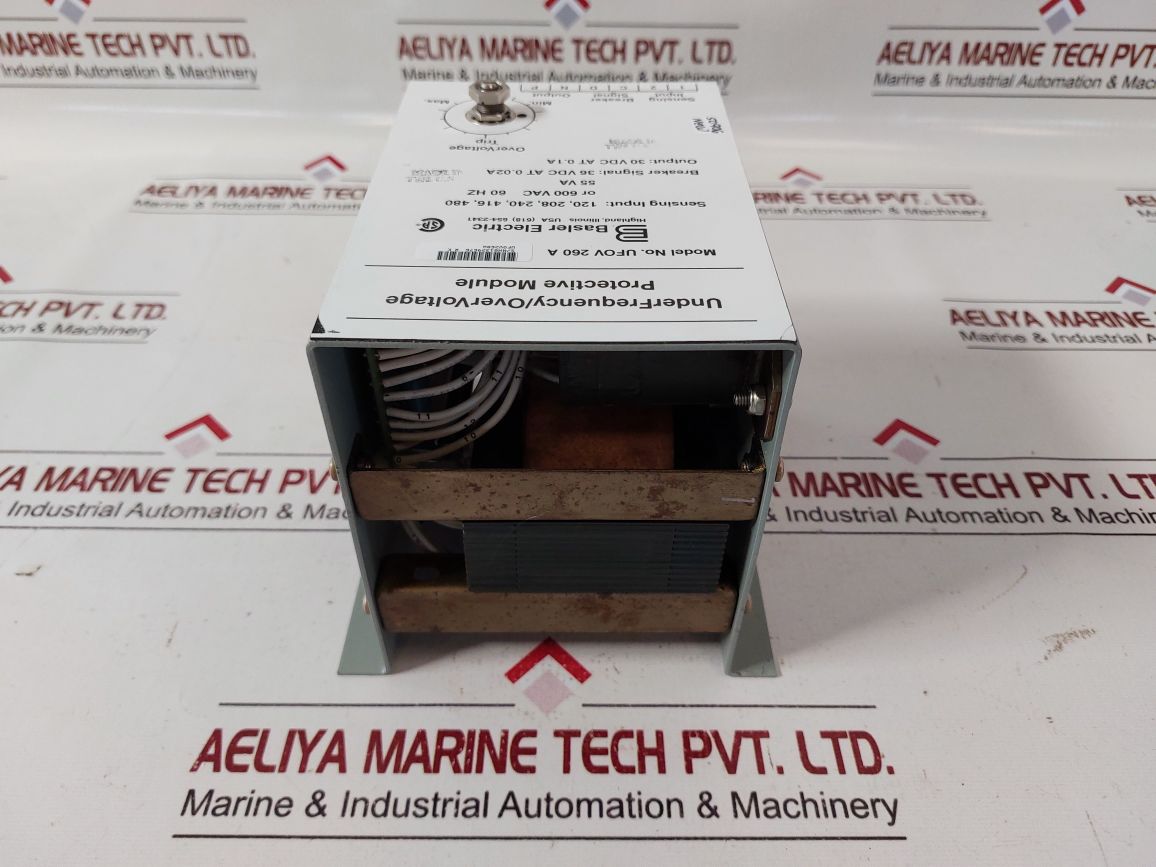Basler Electric Ufov 260 A Under Frequency/Overvoltage Protective ...