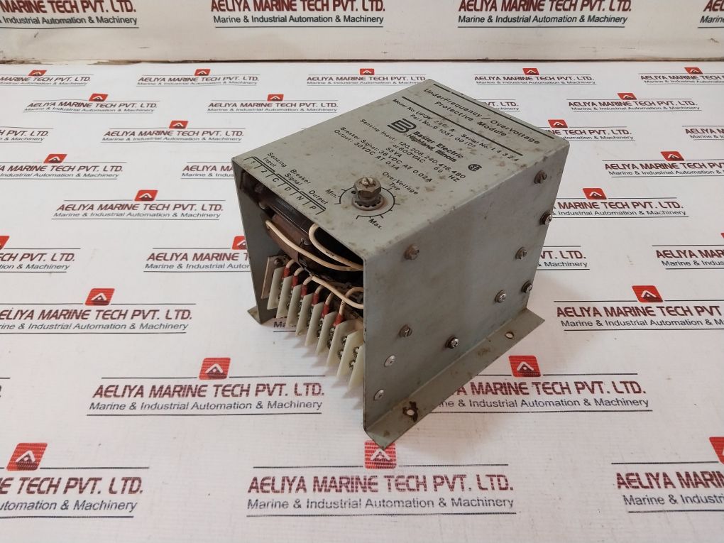 Basler Electric Ufov 260 A Under Frequency / Over Voltage Protective ...