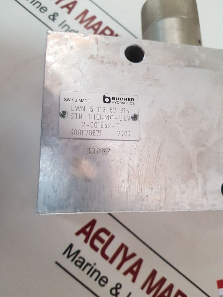 Bucher Hydraulics Lwn 5 116 57 614