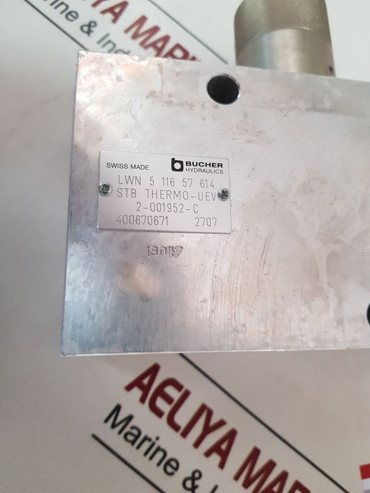 Bucher Hydraulics Lwn 5 116 57 614