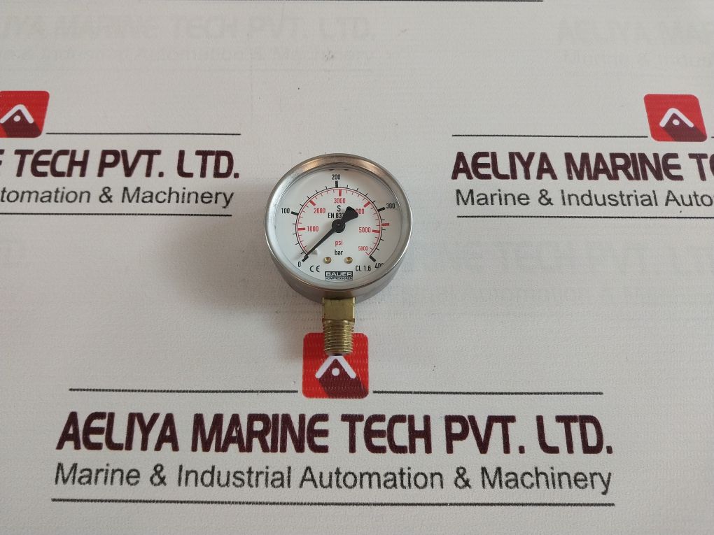 Bauer En837 Manometer/Pressure Gauge