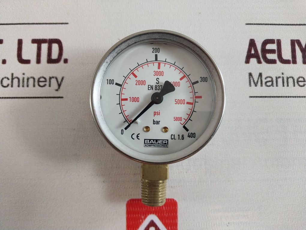 Bauer En837 Manometer/Pressure Gauge