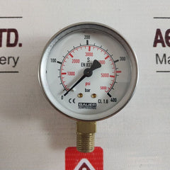 Bauer En837 Manometer/Pressure Gauge