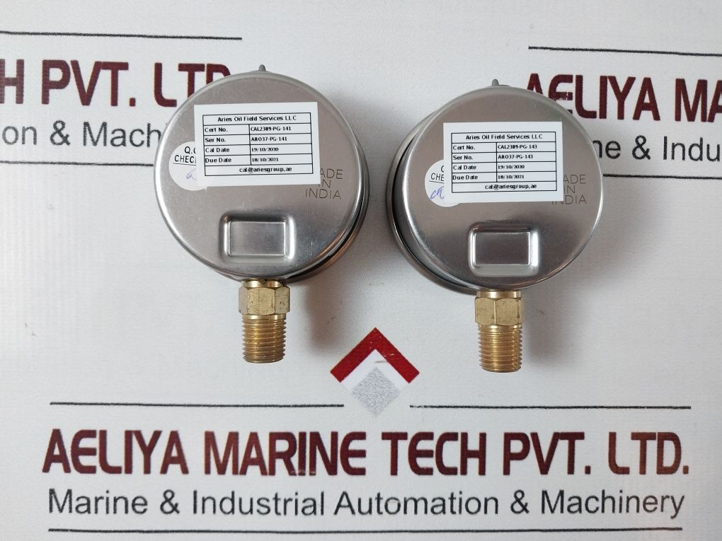 Baumer En837 Kl. 1,6 Prassure Gauge 0 To 200 Psi ,0 To 14 Bar