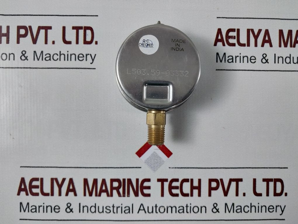 Lot Of 2X Baumer Kl. 1.6 Pressure Gauge 0 To 60 Psi ,0 To 4 Bar