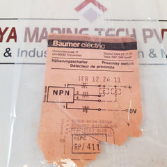 Baumer Electric Ifr 12.24.11 Proximity Switch
