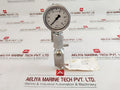 Baumer En 837-1 Pressure Gauge With Rosemount C306111125-0000 Valve
