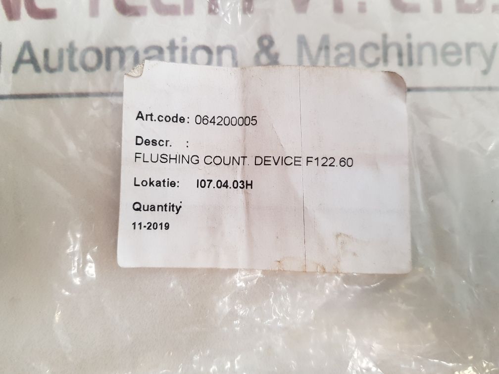 Baumer F 122.600Qc9D Flushing Count Device