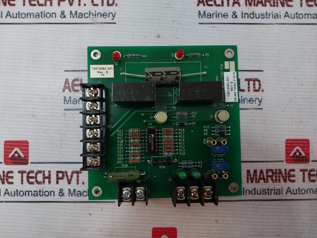 Baylor 10014562-001 Ground Detection Pcb Board