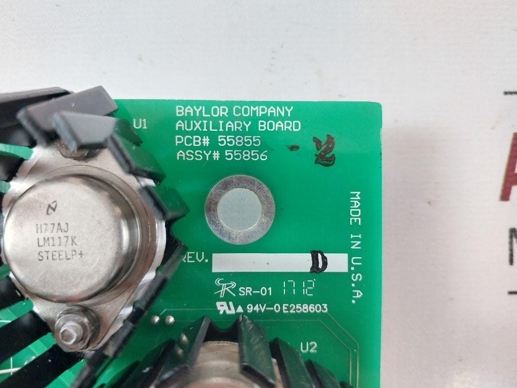 Baylor 55855 Auxiliary Board 55856-2