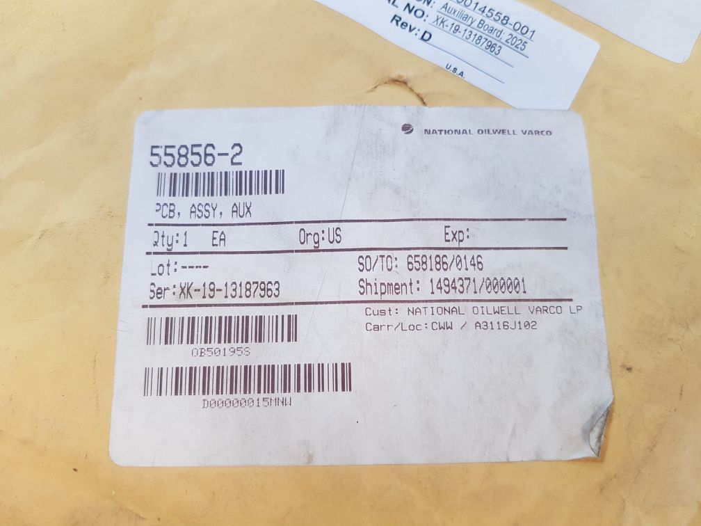 Baylor 55855 Auxiliary Board
