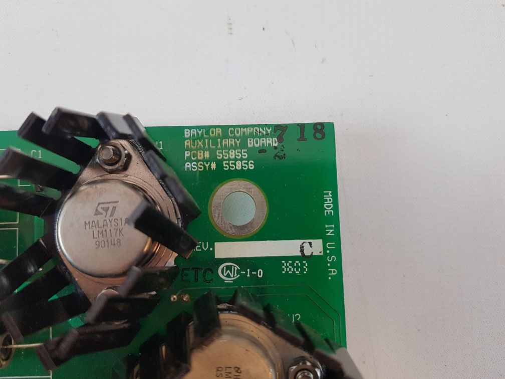 Baylor 55856-2 Rev-c Auxiliary Printed Circuit Board