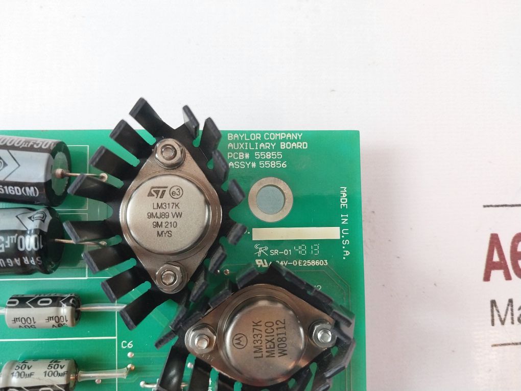 Baylor 55856-2 Auxiliary Board 55856 Rev: D
