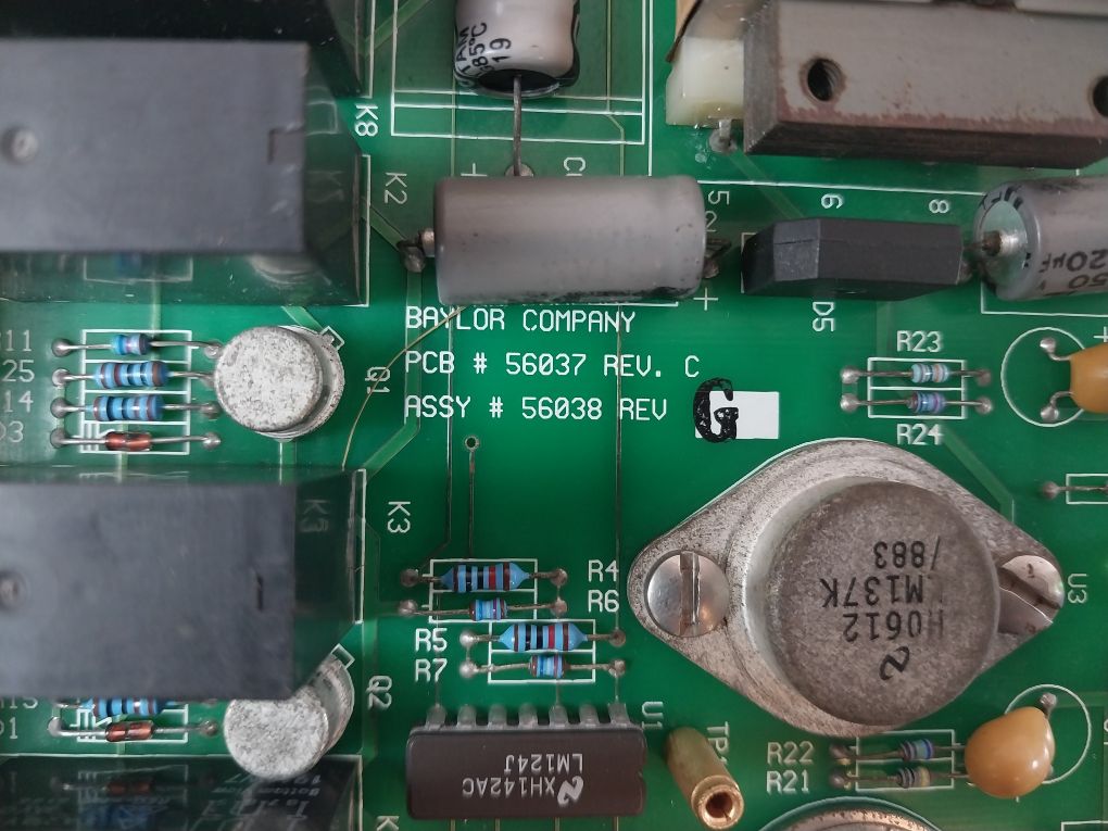 Baylor 56037 Rev. C Pcb Card 56038 Rev G
