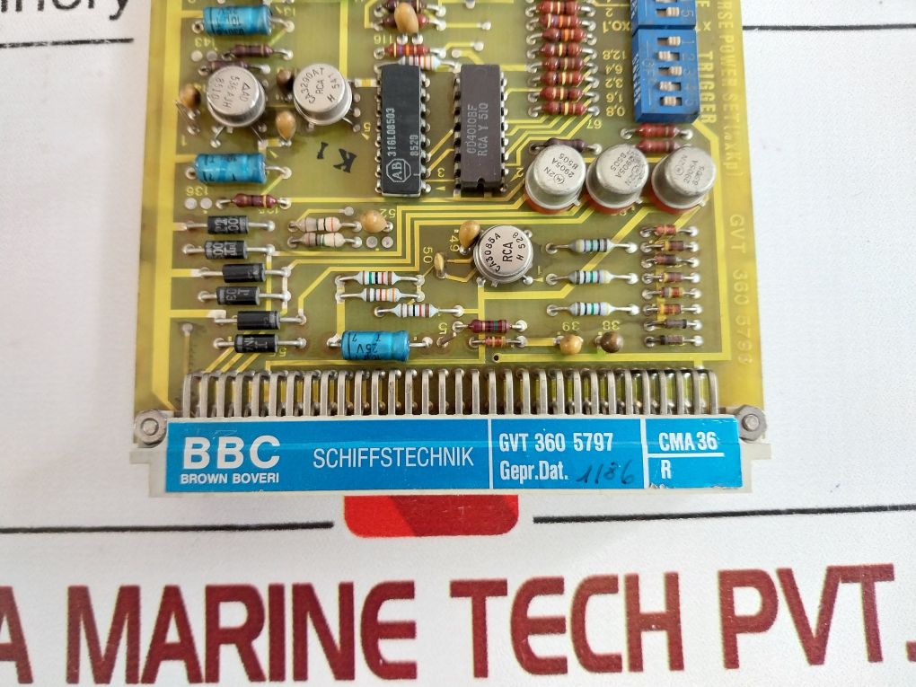Bbc Cma 36-1 Controller Card Gvt 360 5797