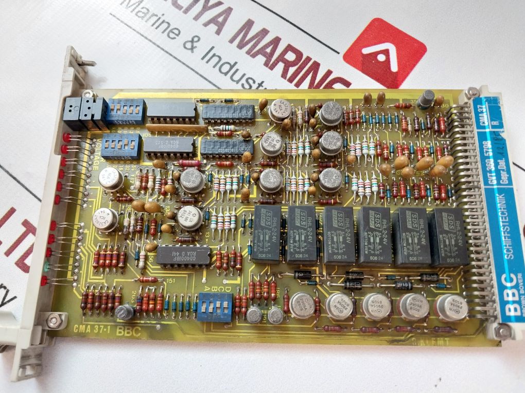 Bbc Cma 37 Voltage Monitoring Card Gvt 360 5798