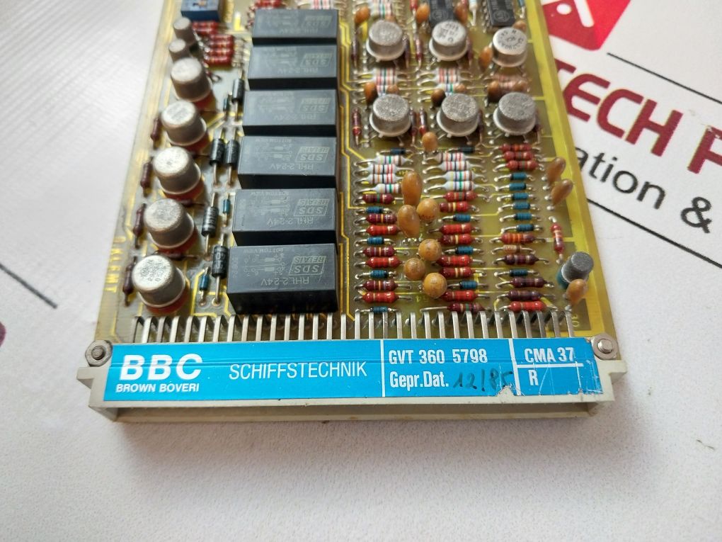 Bbc Cma 37 Voltage Monitoring Card Gvt 360 5798
