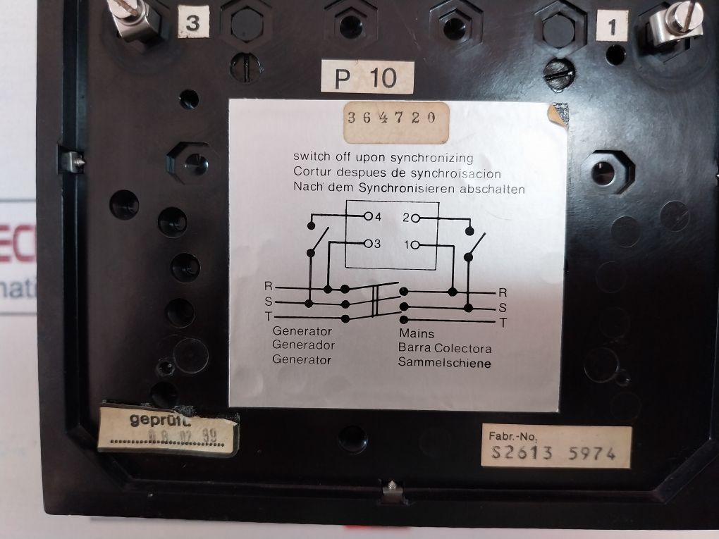 Bbc Goerz Metrawatt 110 V