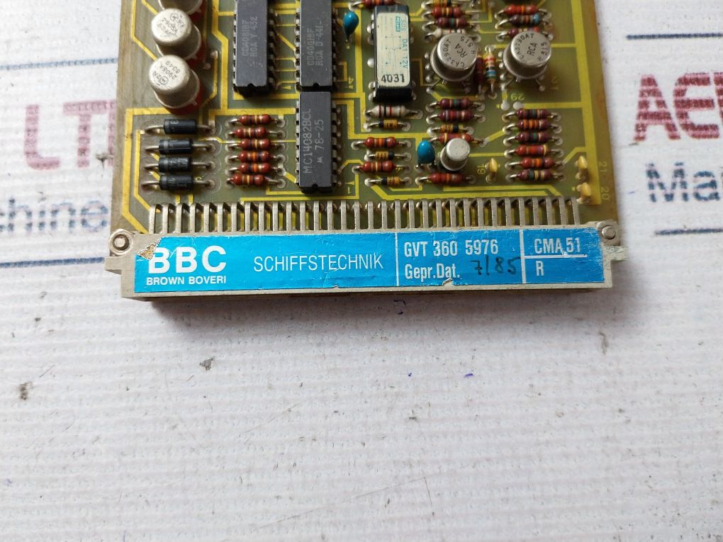 Bbc Gvt 360 5976 Pcb Card