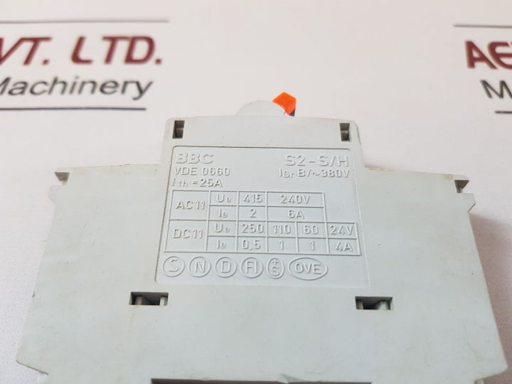 Bbc S2-s/H Auxiliary Contact

