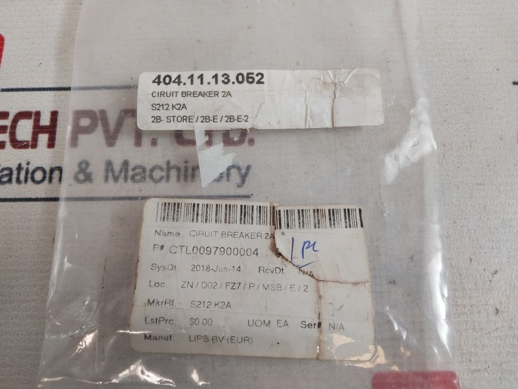 Bbc S212 K2A Circuit Breaker