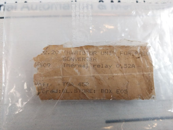 Bbc Tsa 45P Thermal Overload Relay